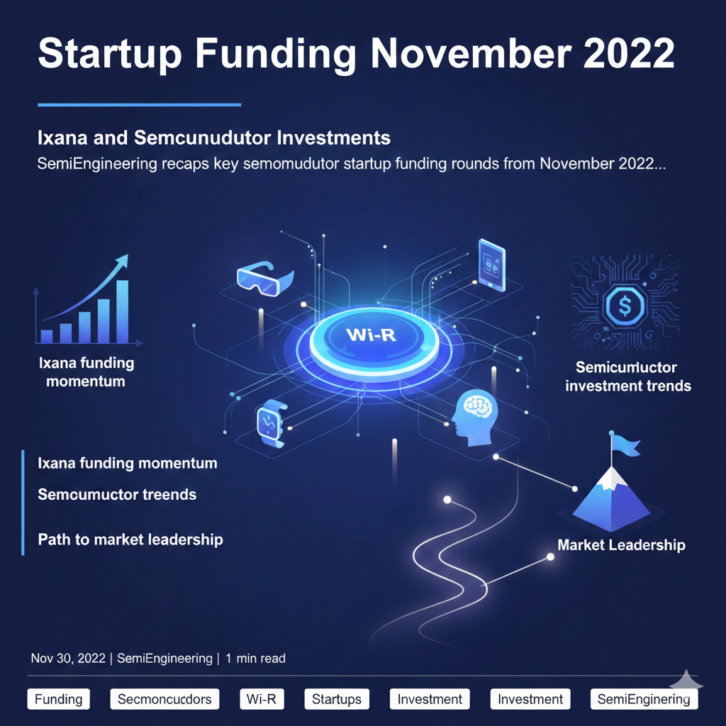 Startup Funding November 2022: Ixana and Semiconductor Investments