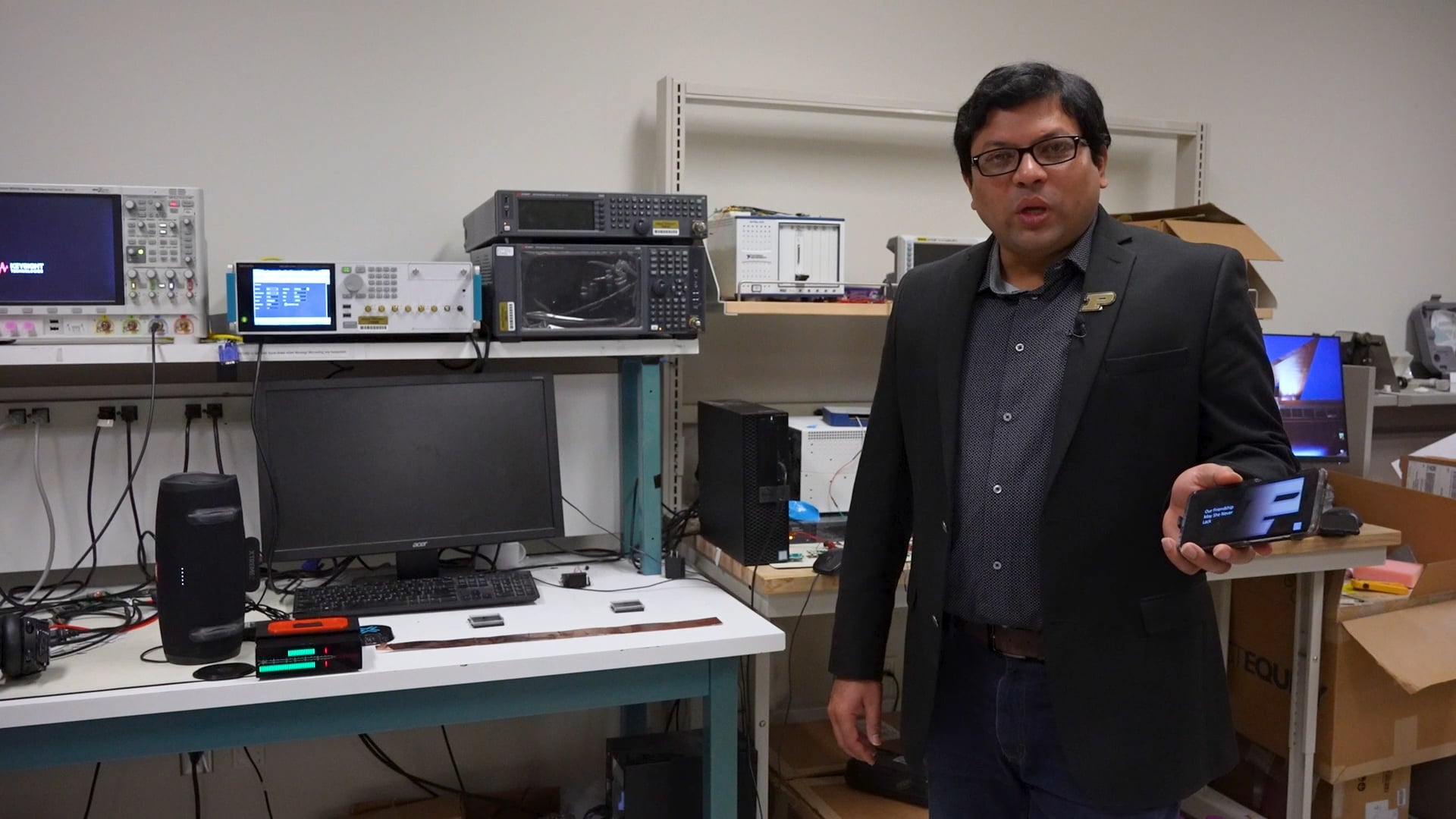 Demonstration of  Wi-R communication